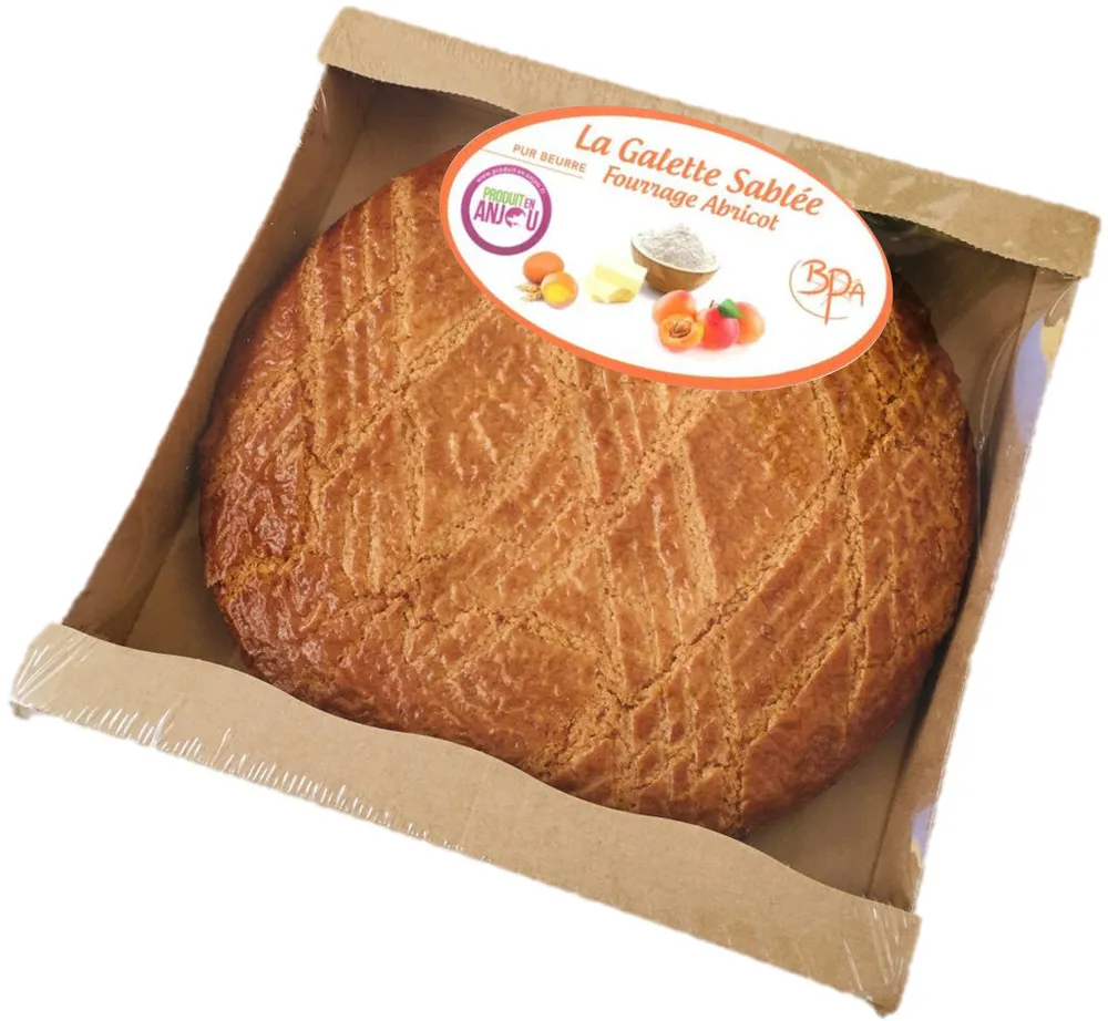 La galette sablée fourrage Abricot