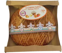 Galette sablée abricot 480g avec fève