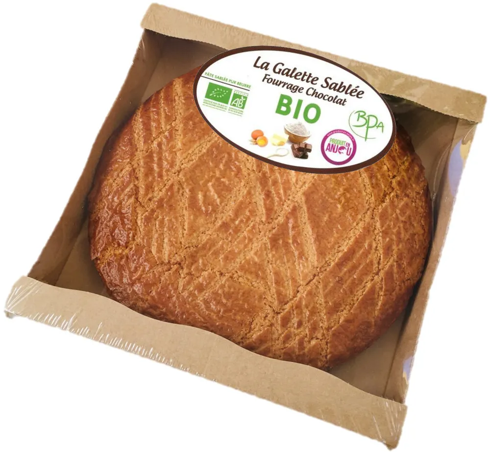 La Galette Sablée fourrage Chocolat Bio 480g