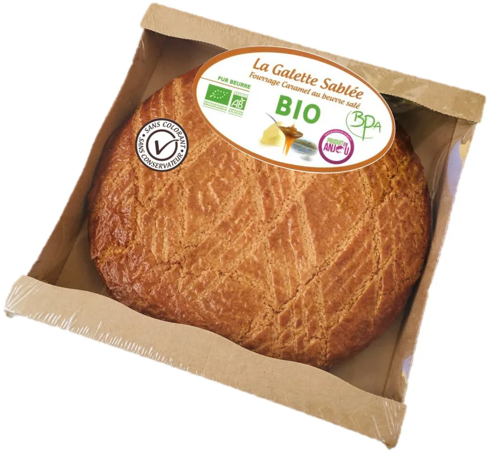 Galette sablée fourrage caramel au beurre salé BIO 480g