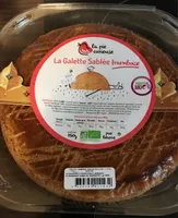 La galette sablée framboises