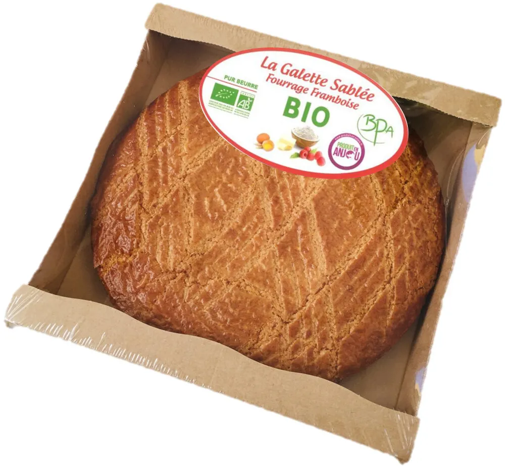 La galette sablée framboise 480g BIO