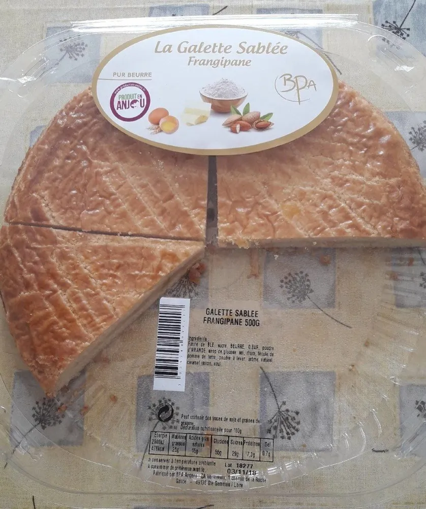 Galette sablée frangipane 500g
