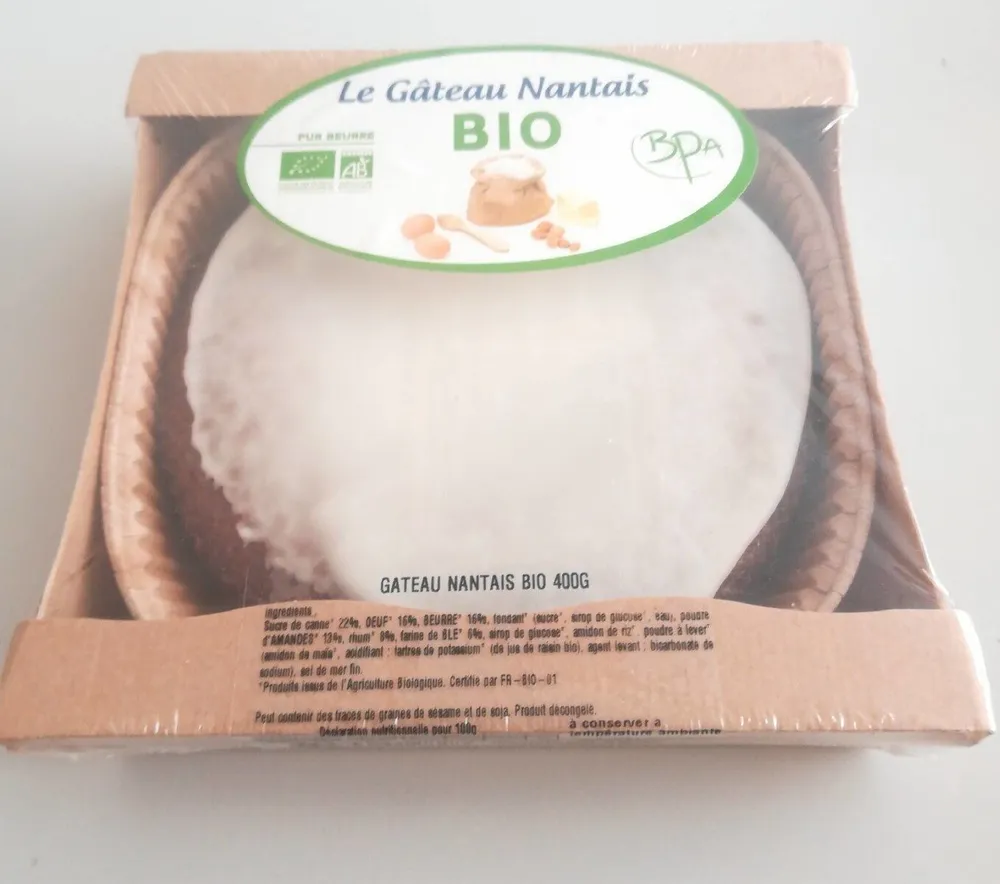 Gâteau nantais BIO