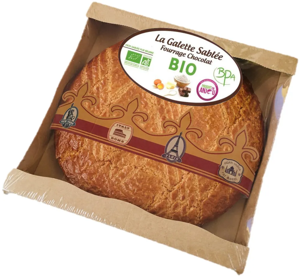 Galette Sablée Chocolat BIO 480g avec fève