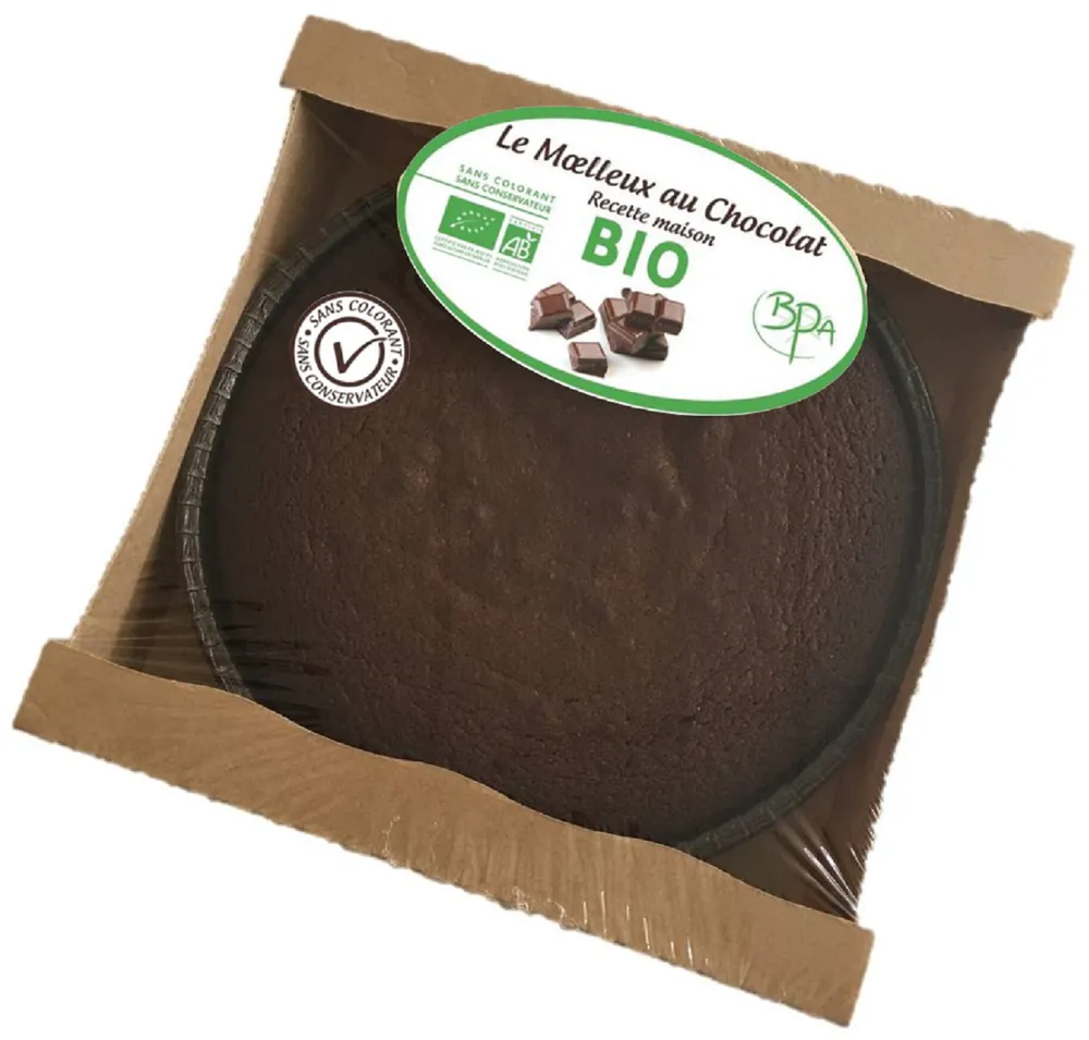Moelleux au chocolat BIO - 6 parts