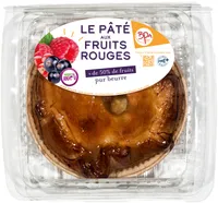 Pâté aux fruits rouges individuel 160G
