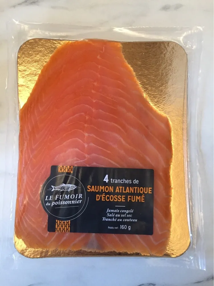 Saumon atlantique d'ecosse fumé