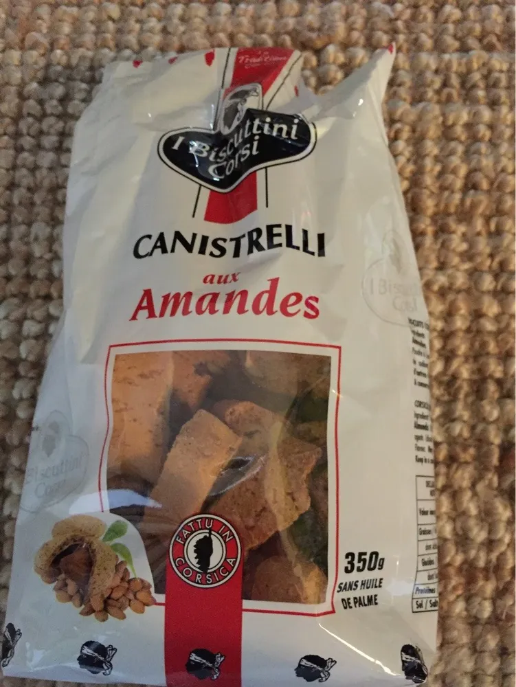 Canistrelli aux amandes