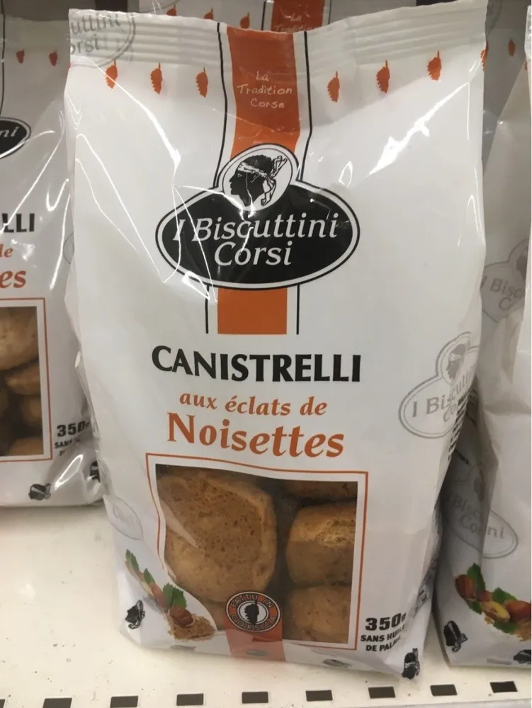 Canistrelli aux éclats de noisettes