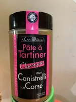 Pâte à tartiner aux canistrellis de Corse