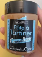Pâte à tartiner croustillante aux Canistrelli de Corse