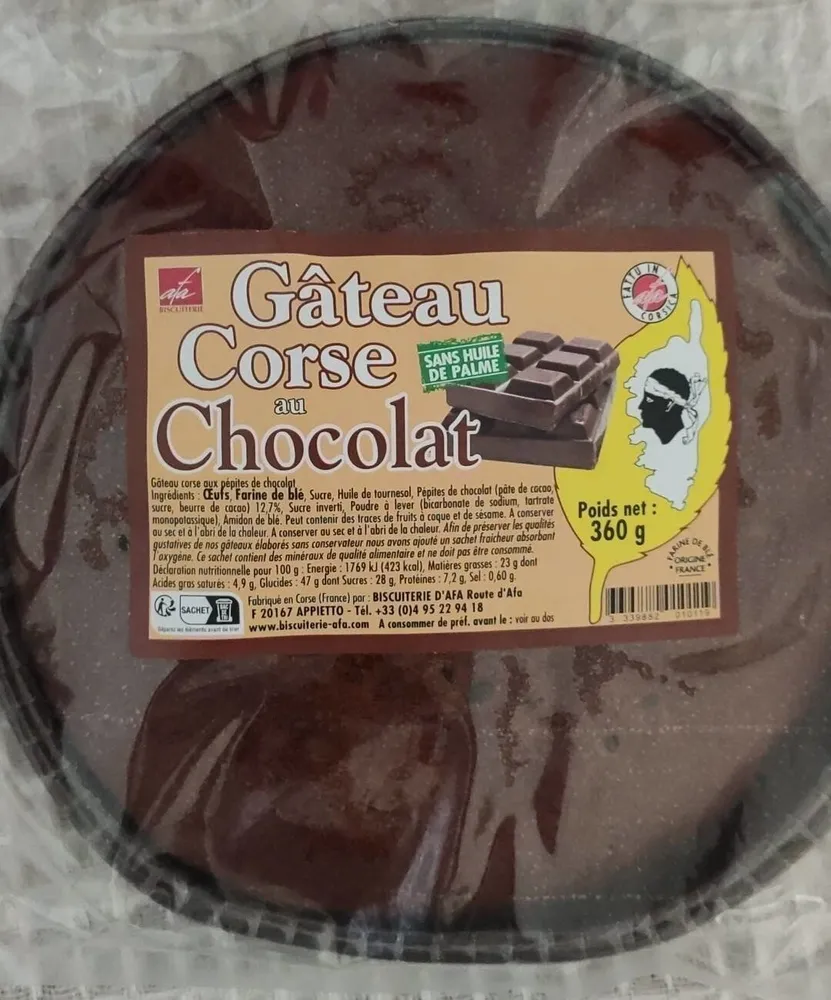 Gâteau Corse au Chocolat
