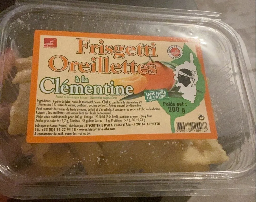 Frisgetti a la clementine