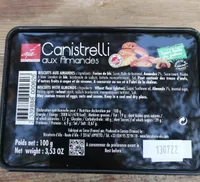 Canistrelli aux amandes