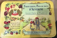 Fruits confits, pates de fruits d’auvergne