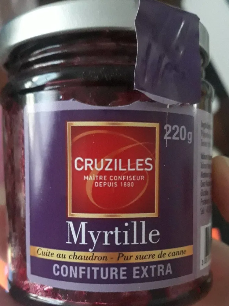 Confiture extra myrtille