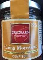 Coing morceaux confiture