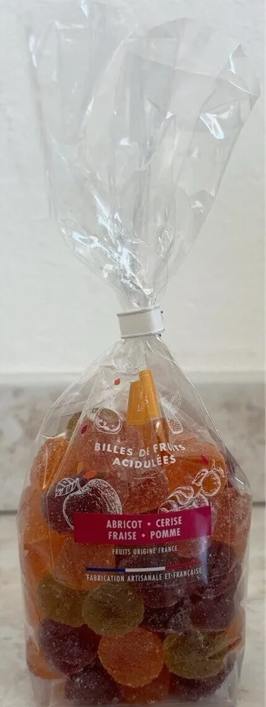 Billes de fruits acidulées