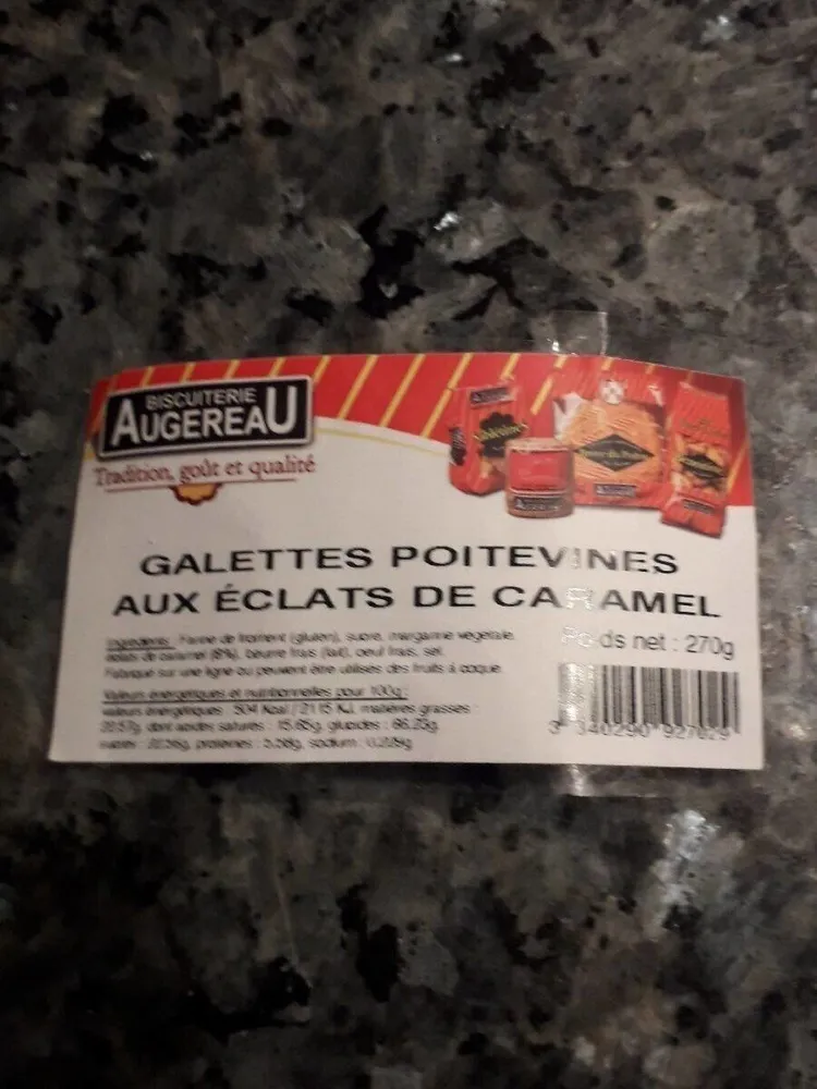 Galettes poitevines aux éclats de caramel