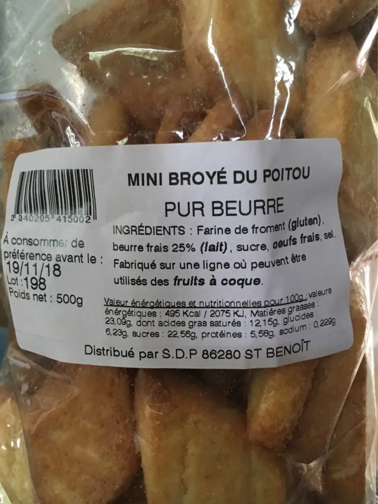 Mini broyé du poitou