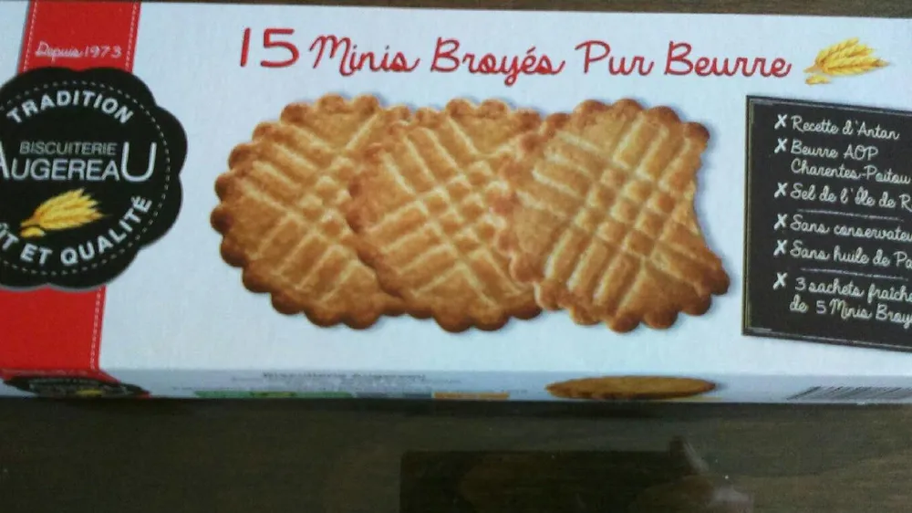 Minis broyés pur beurre