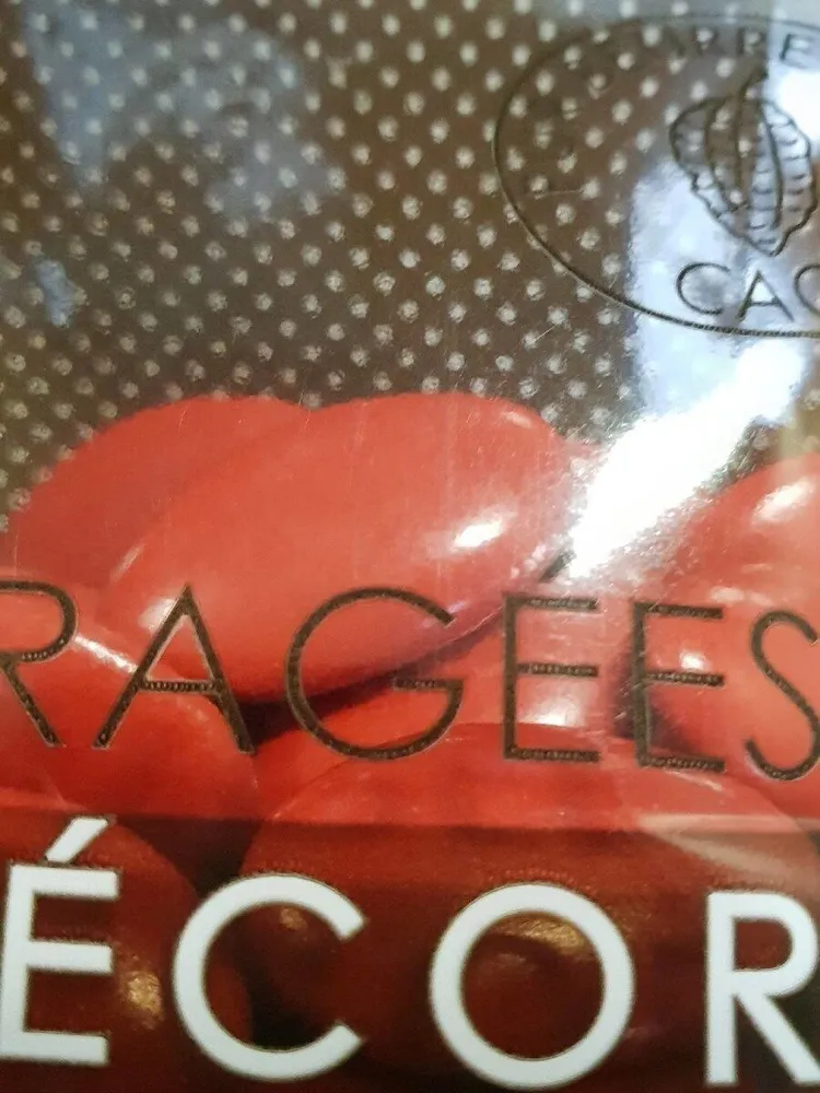 Dragées décor Rouge Christmas