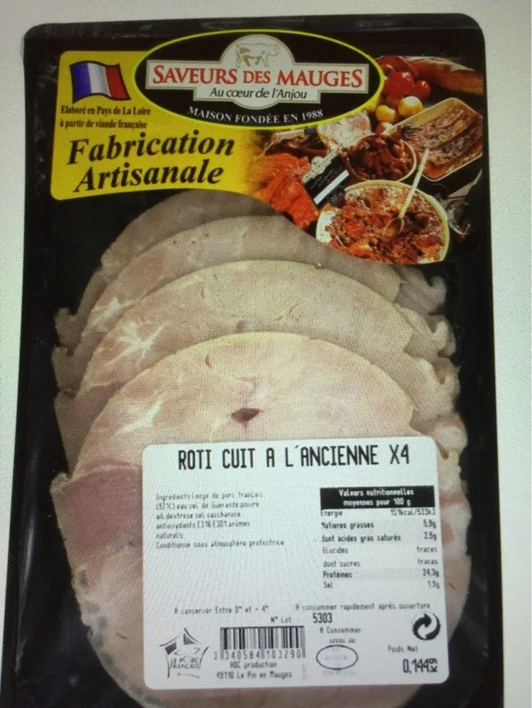 Roti cuit à l’ancienne