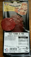 Filet mignon de porc saumuré et fumé au poivre concassé