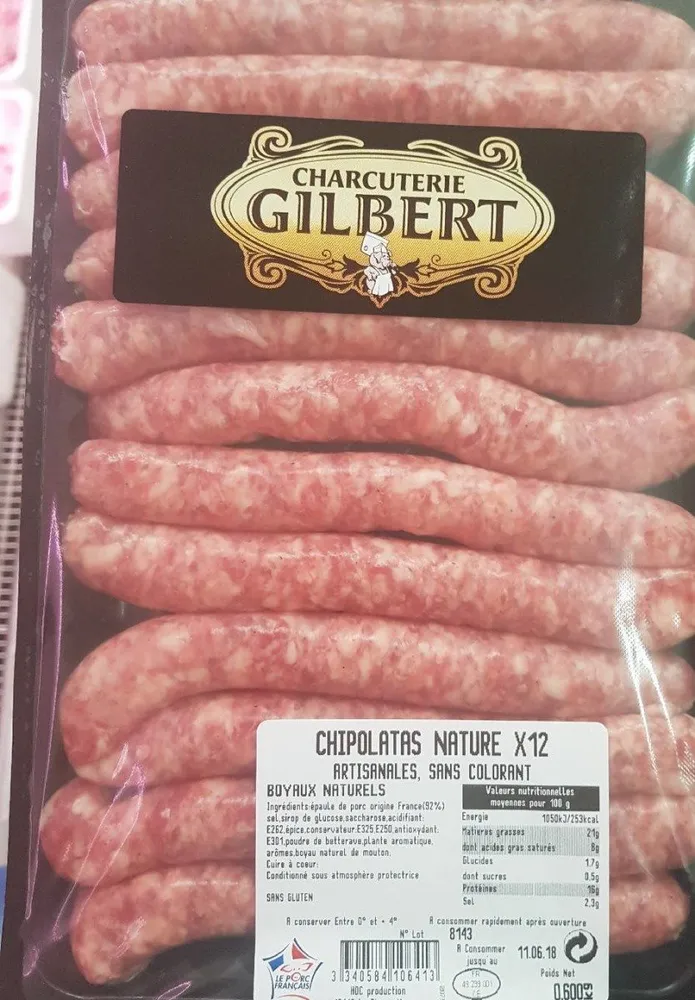 Chipolatas nature