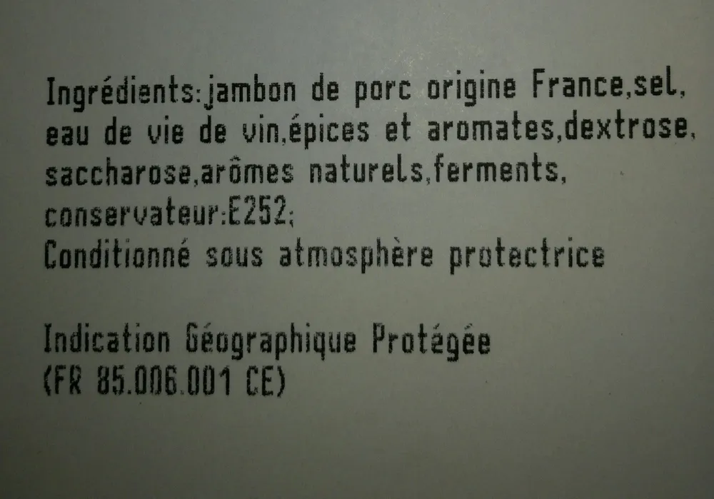 Jambon de Vendée