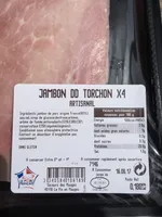 Jambon au torchon decouenne et degraisse