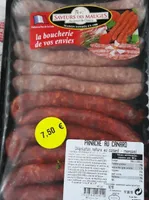 Chipolatas et merguez au canard