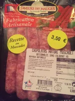 Chipolatas nature muscadet