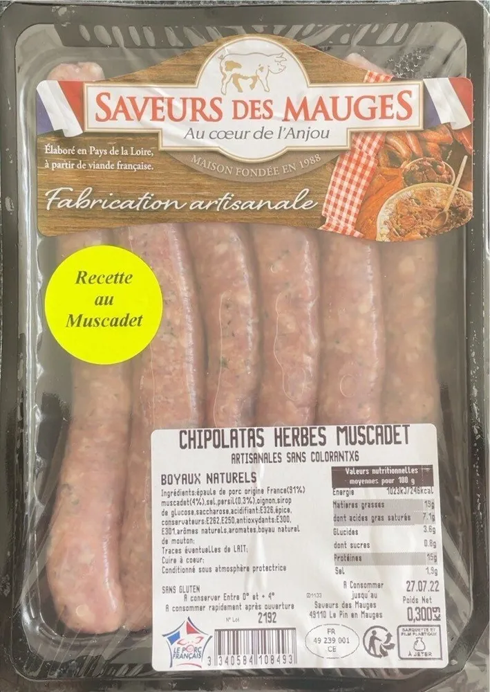 Chipolatas herbes muscadet