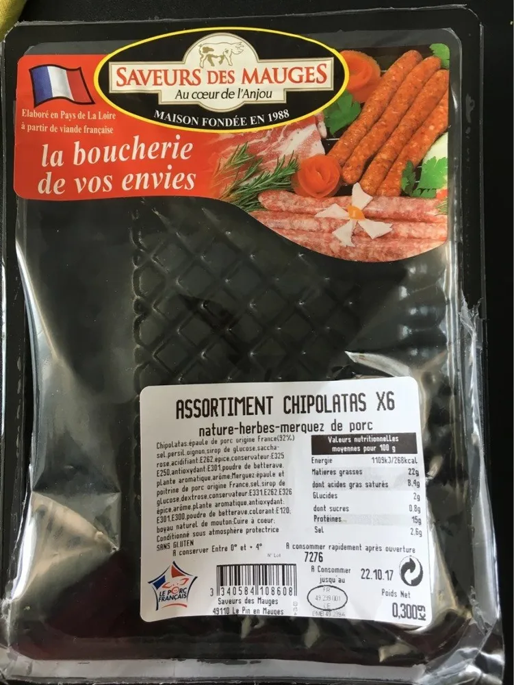 Assortiment Chipolatas *6