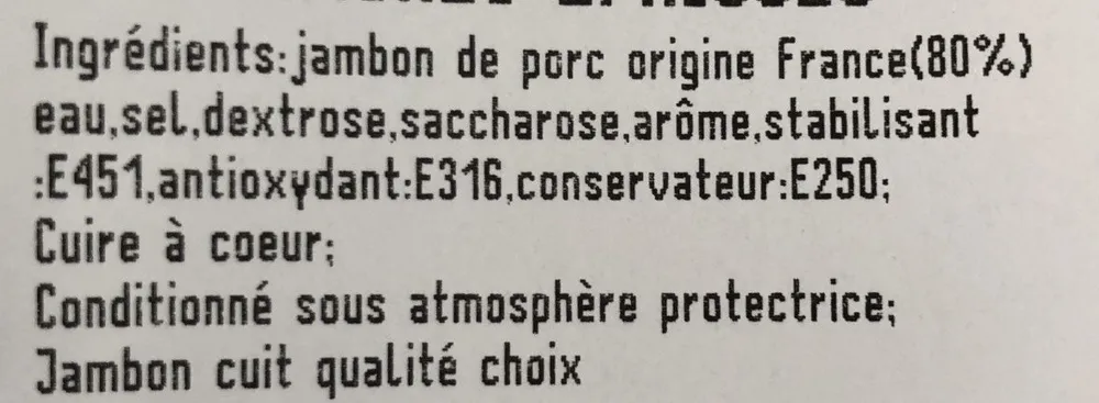 Jambon Fumé Grillé des Mauges