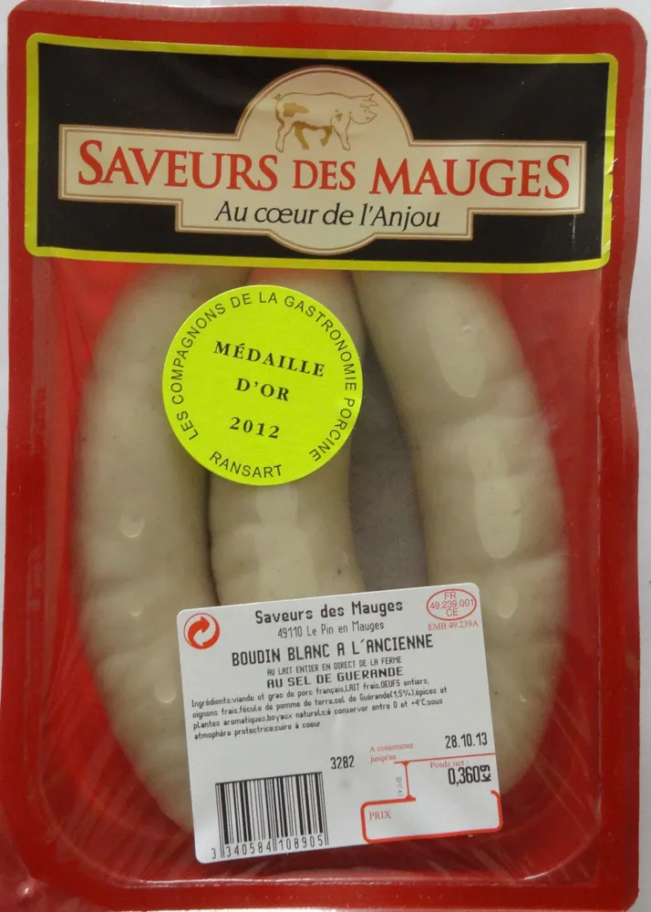 Boudin Blanc à l'ancienne
