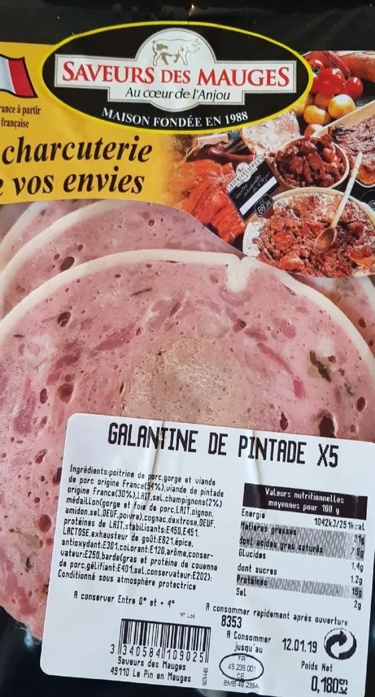 Galantine de pintade