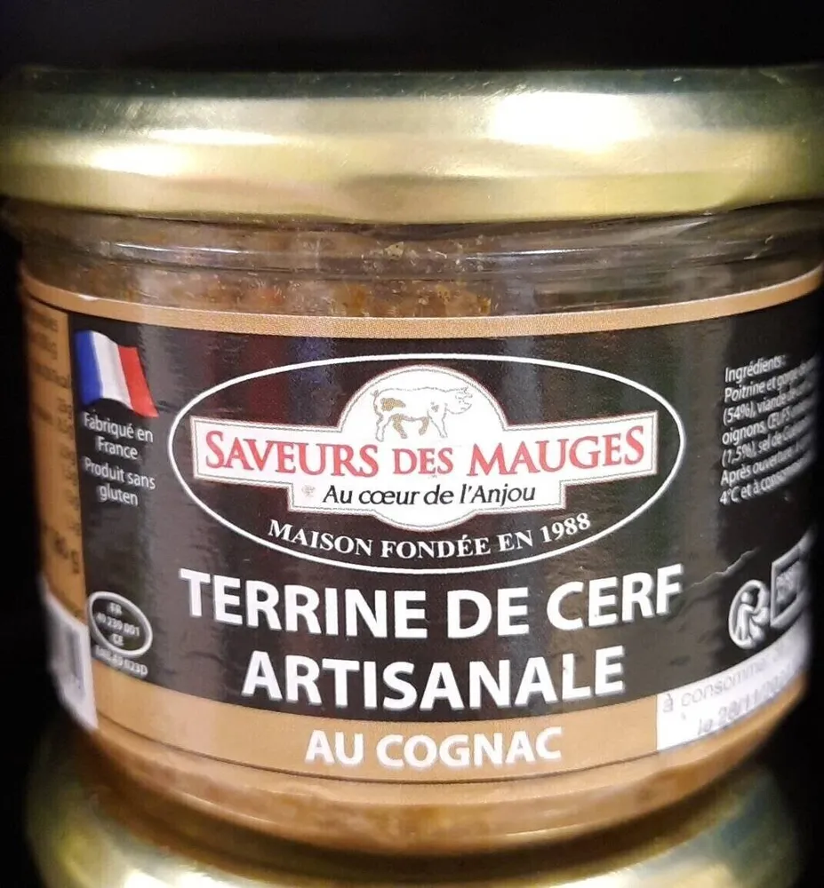 Terrine de cerf artisanale