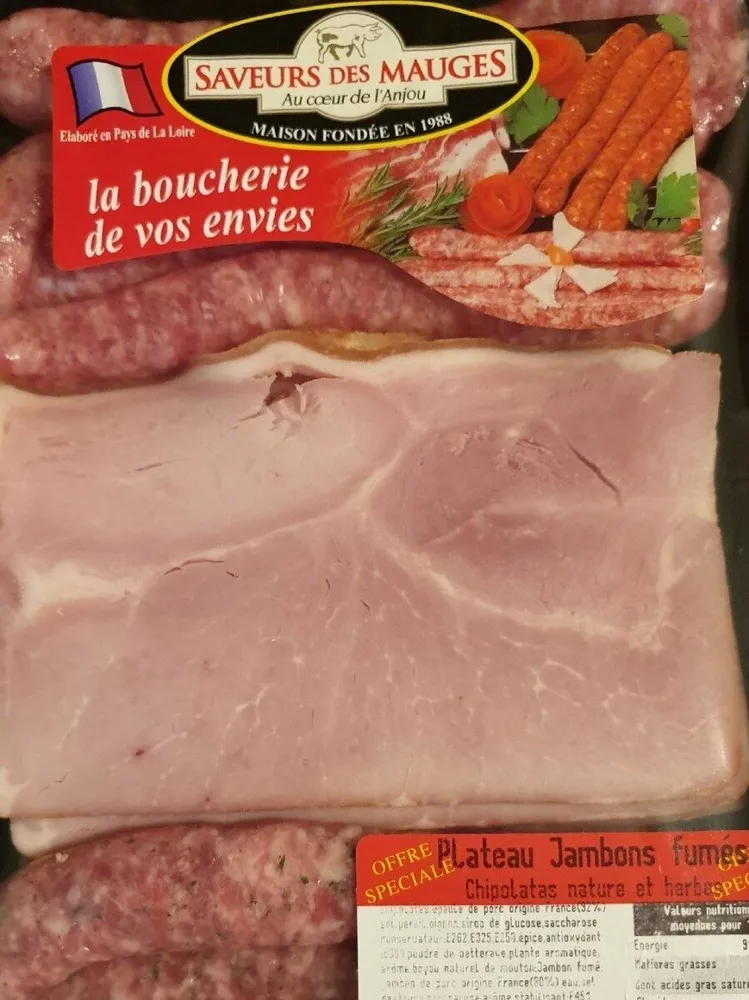 Plateau jambons fumés