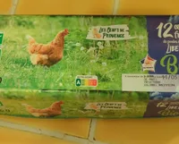 12 œufs frais de poules élevées en liberté