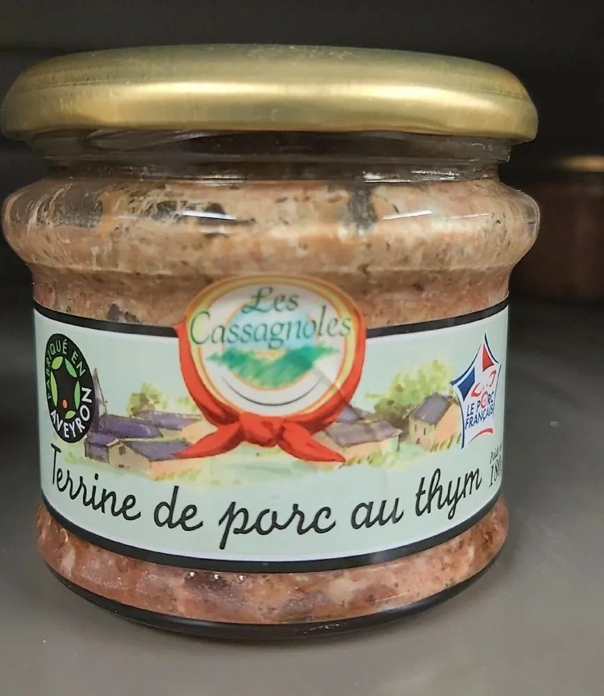 Terrine de porc au thym