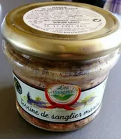 Terrine de sanglier mariné