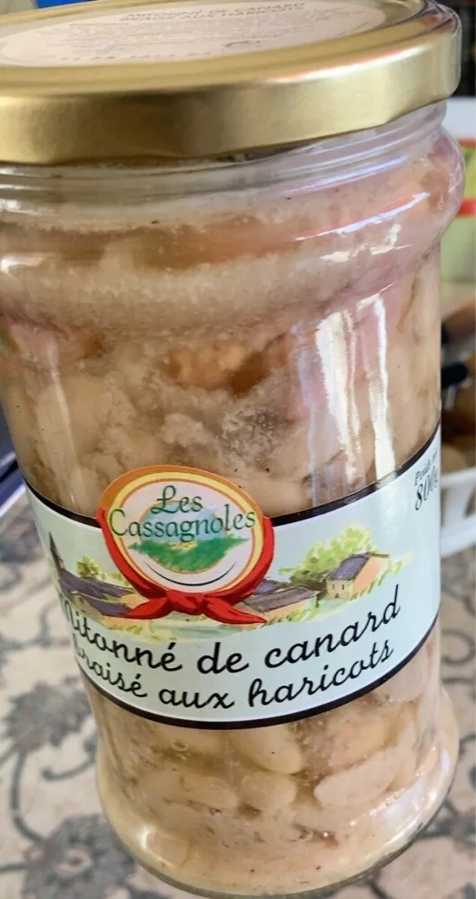 Mitonné de canard braisé aux haricots