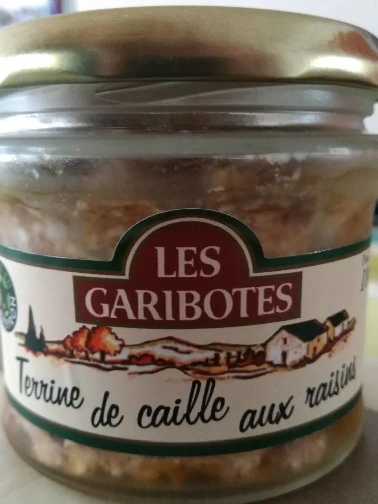Terrinne de cailles aux raisins