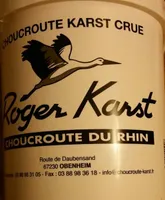 Choucroute Karst crue