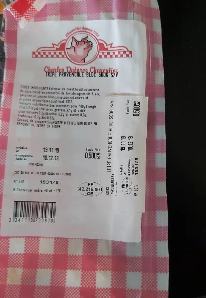 Tripe provençale