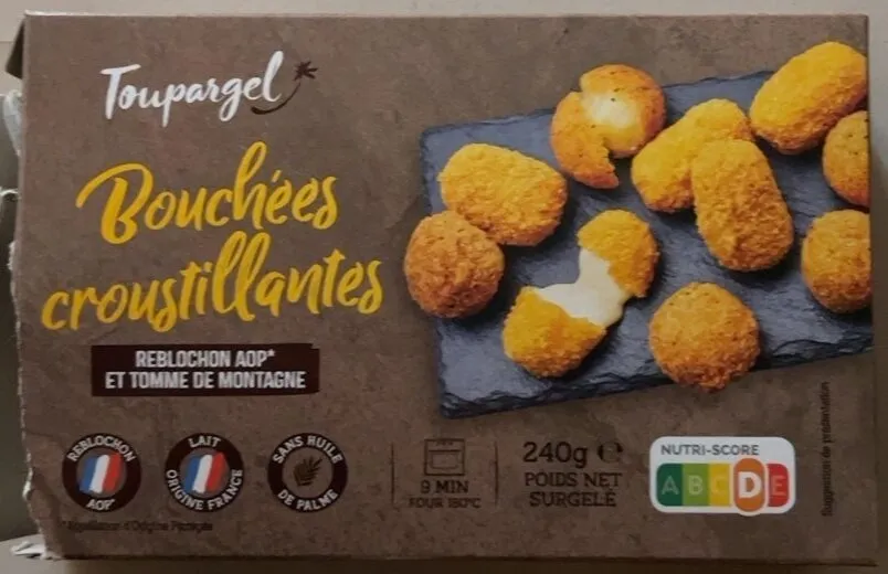 Bouchées croustillantes Reblochon et tomme de montagne