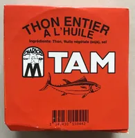 Thon entier à l'huile
